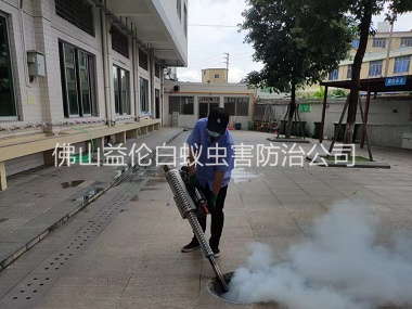 盐步社区下水道灭蚊虫工程